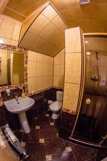 Фото номера Стандартный двухместный номер с 2 отдельными кроватями Мини-отель Гостиница Сытый Путник г. Smolnitsa 4