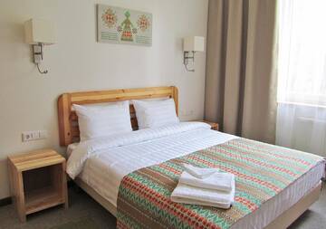 Фото номера Стандартный двухместный номер с 1 кроватью Отель Green Park Hotel Airport Minsk г. Smolnitsa 5