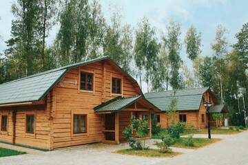 Фото номера Коттедж с 3 спальнями Отель Green Park Hotel Airport Minsk г. Smolnitsa 5